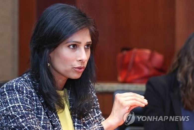 기타 고피나스 국제통화기금(IMF) 수석부총재(사진=연합)