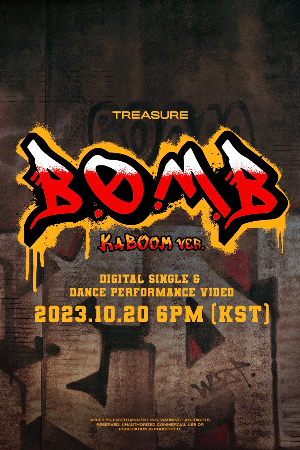 트레저, 후속곡 'B.O.M.B' 20일 발매…새 콘셉트 궁금증 증폭