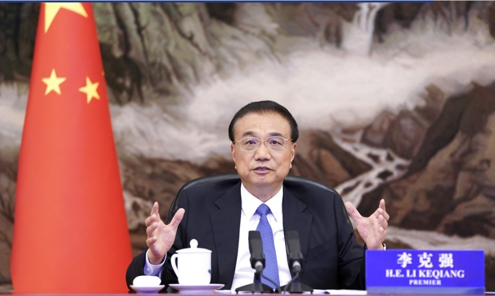 리커창 전 중국 총리(Xinhua=연합)