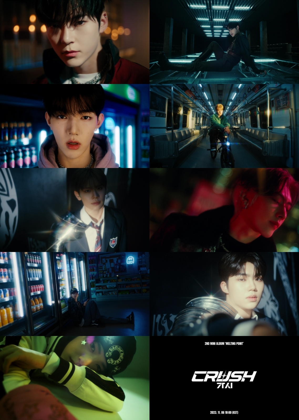 ZEROBASEONE, 신곡 'CRUSH (가시)' 첫 번째 뮤직비디오 티저 공개…"Boys become knights"
