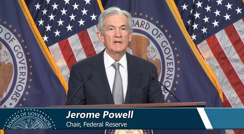 (상보) 美FOMC, 또 금리동결...파월 "장기 국채금리 상승에 금융여건 긴축됐다"