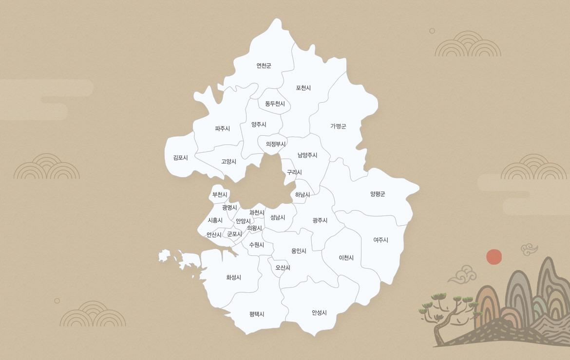경기도 행정구역(경기도 홈페이지)