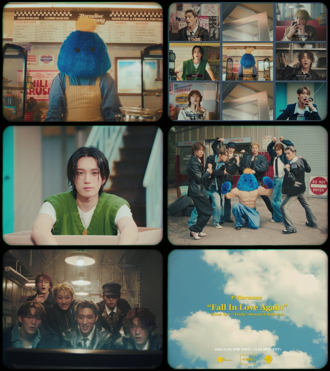 피원하모니, 트리키 컬래버 ‘Fall In Love Again’ 뮤직비디오 티저 공개…재기발랄한 감성