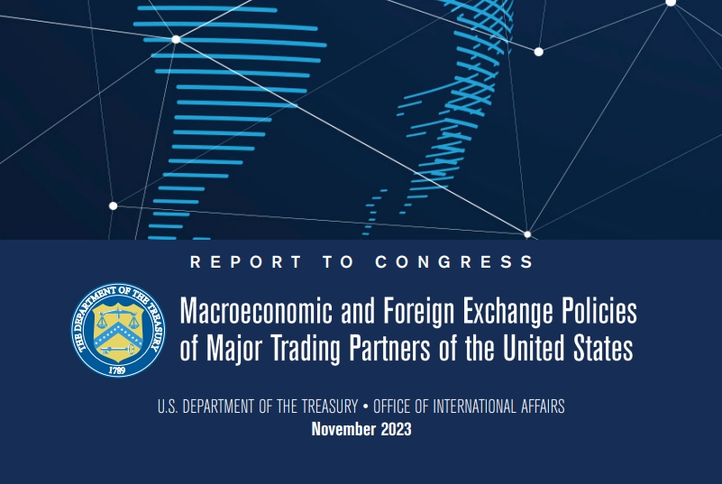 (상보) 미 재무부 "한국·스위스, 환율 관찰대상국 제외...베트남 재지정" - AFP