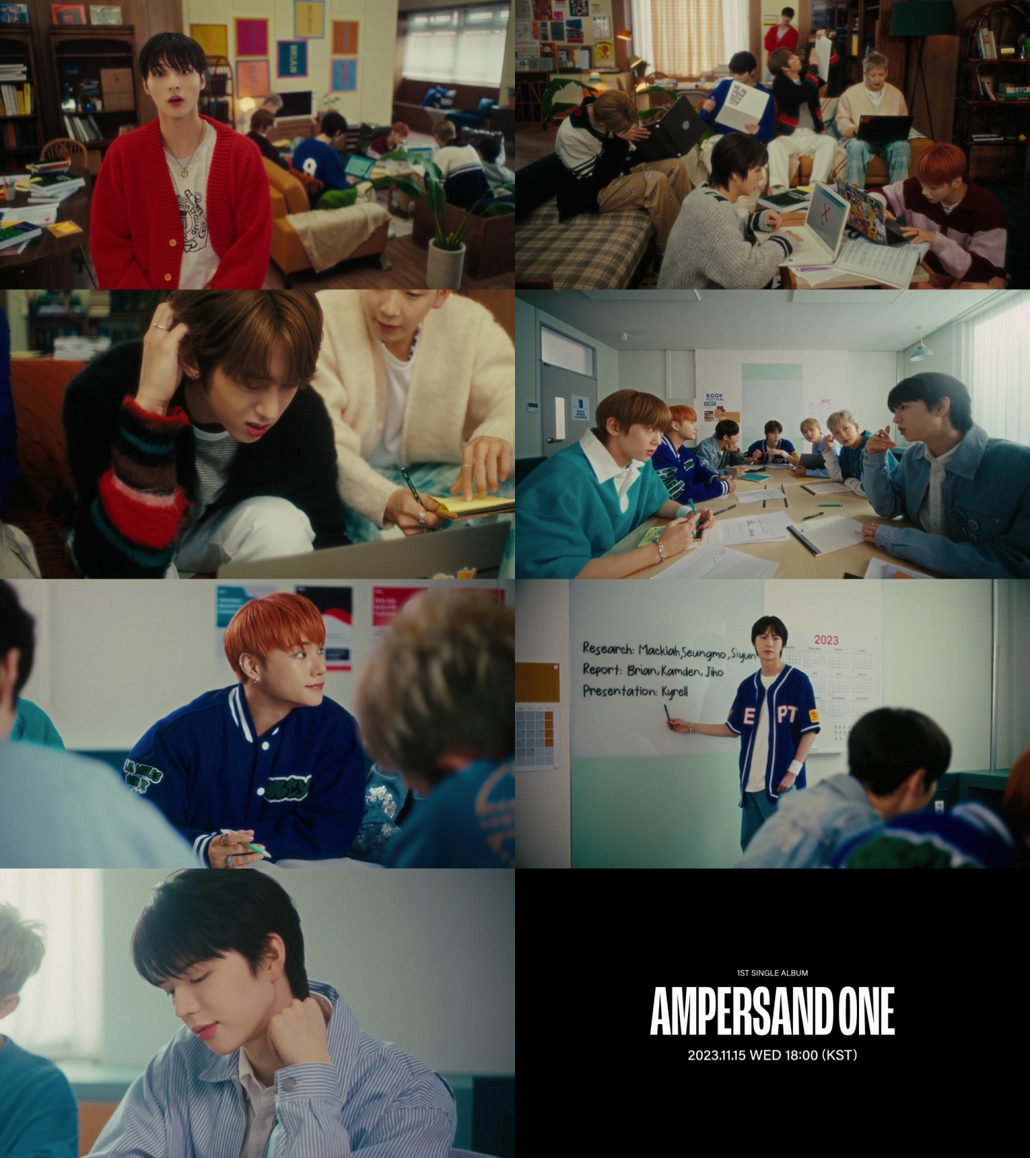 앰퍼샌드원, 데뷔곡 ‘On And On’ 뮤직비디오 티저 공개…‘그루비한 팝 댄스곡’