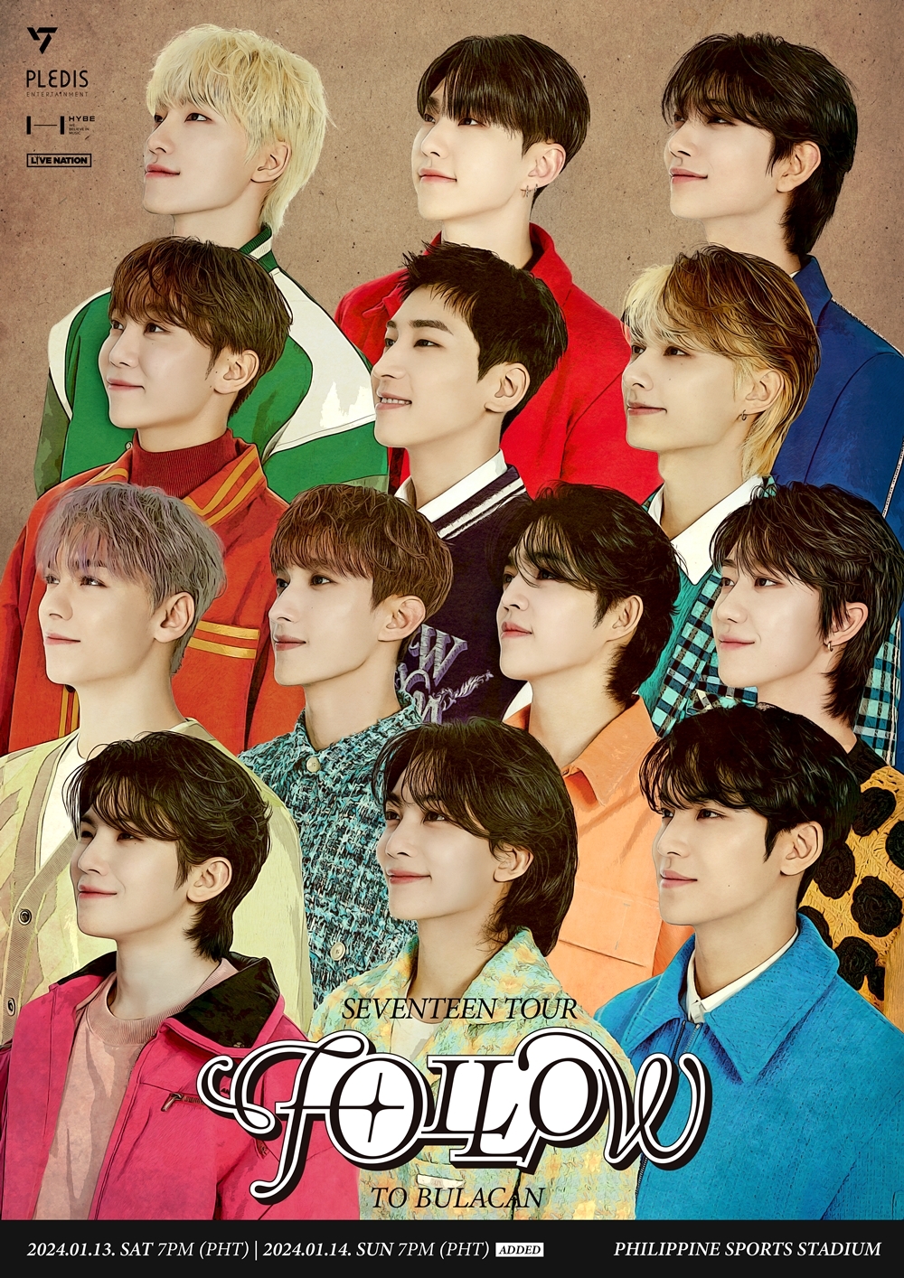 세븐틴, 투어 ‘FOLLOW’ 불라칸 공연 1회 추가…총 9개 도시 20회 공연