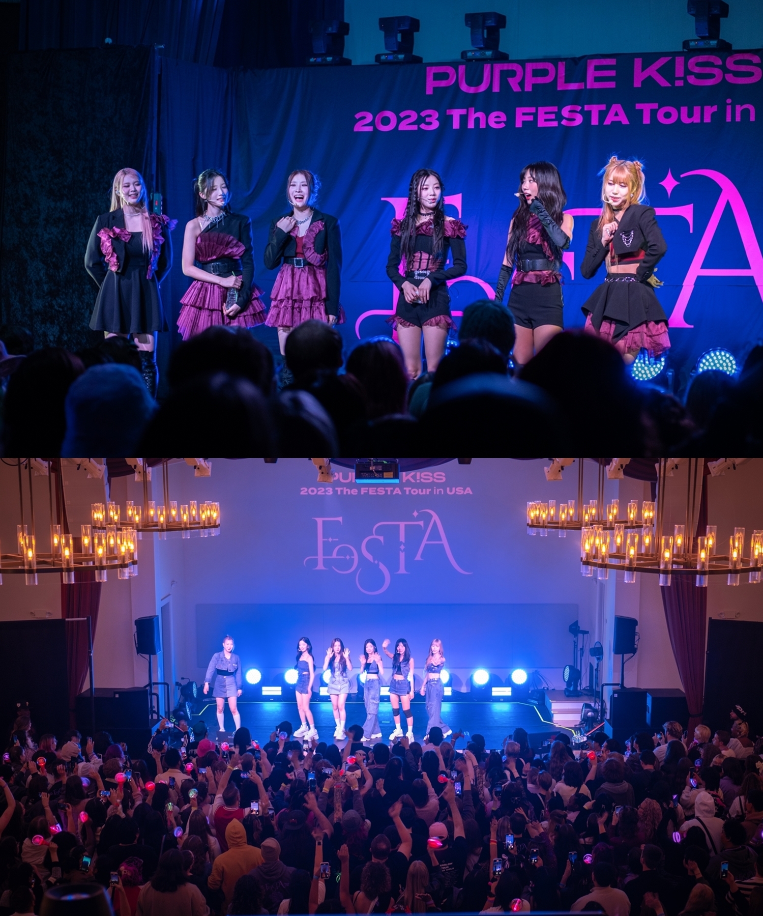 퍼플키스, 데뷔 첫 미주 투어 'FESTA' 순항 중…美 물들인 '보랏빛' 매력