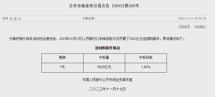 중국 인민은행 유동성 1490억위안 순공급..이번주 1조1110억위안 순공급
