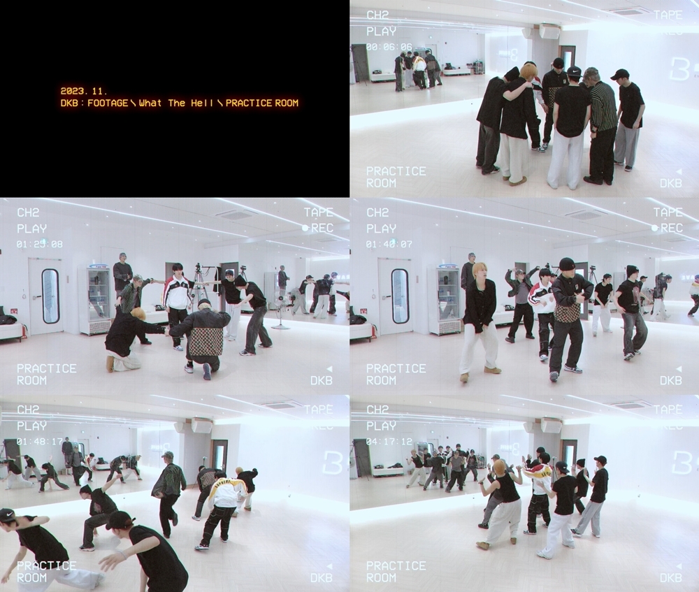 다크비, 신곡 'What The Hell' 안무 일부 선공개…멤버 직접 안무 창작 참여