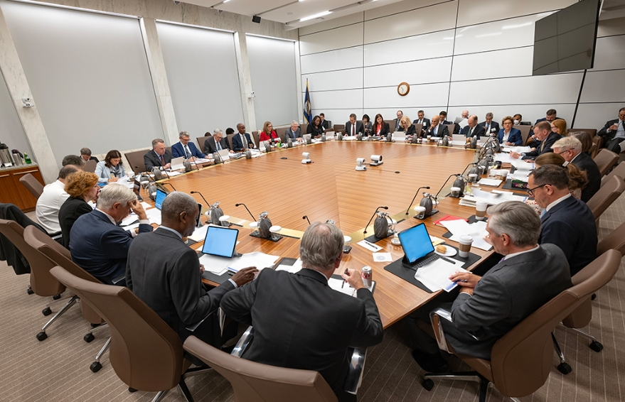 자료: FOMC 회의 장면, 출처: 연준