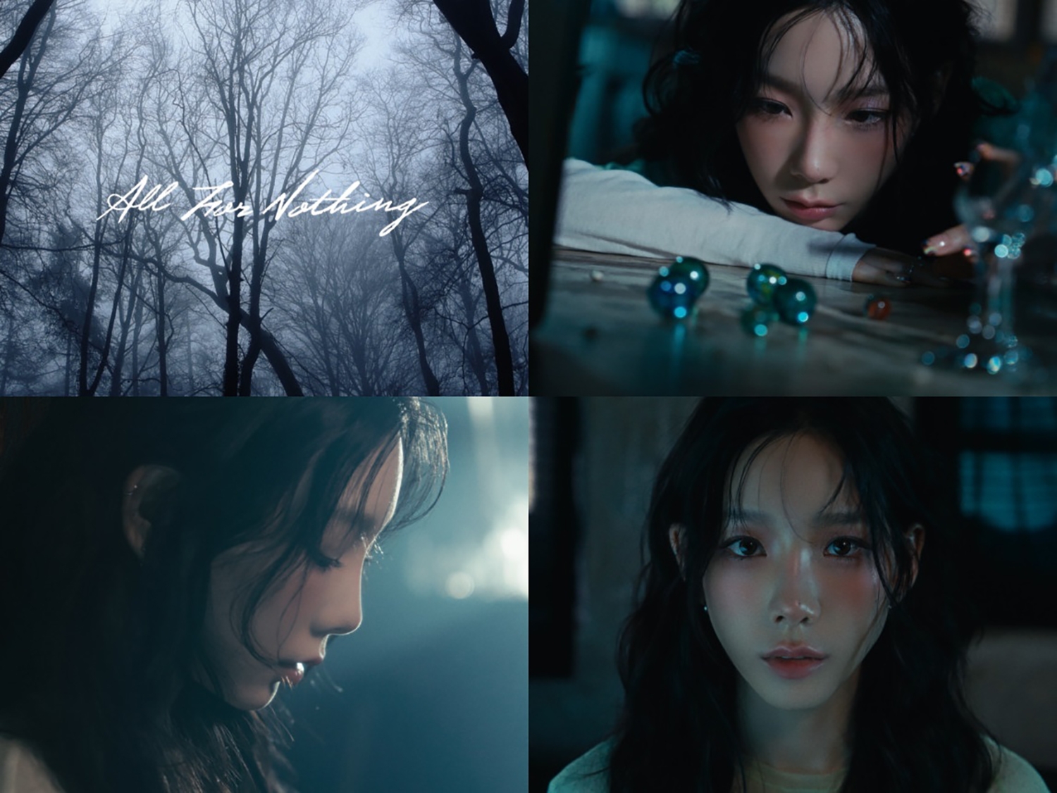 태연, 작사 참여 신곡 ‘All For Nothing’ 하이라이트 클립 공개…‘솔직함 더한 가사+애절한 보이스’
