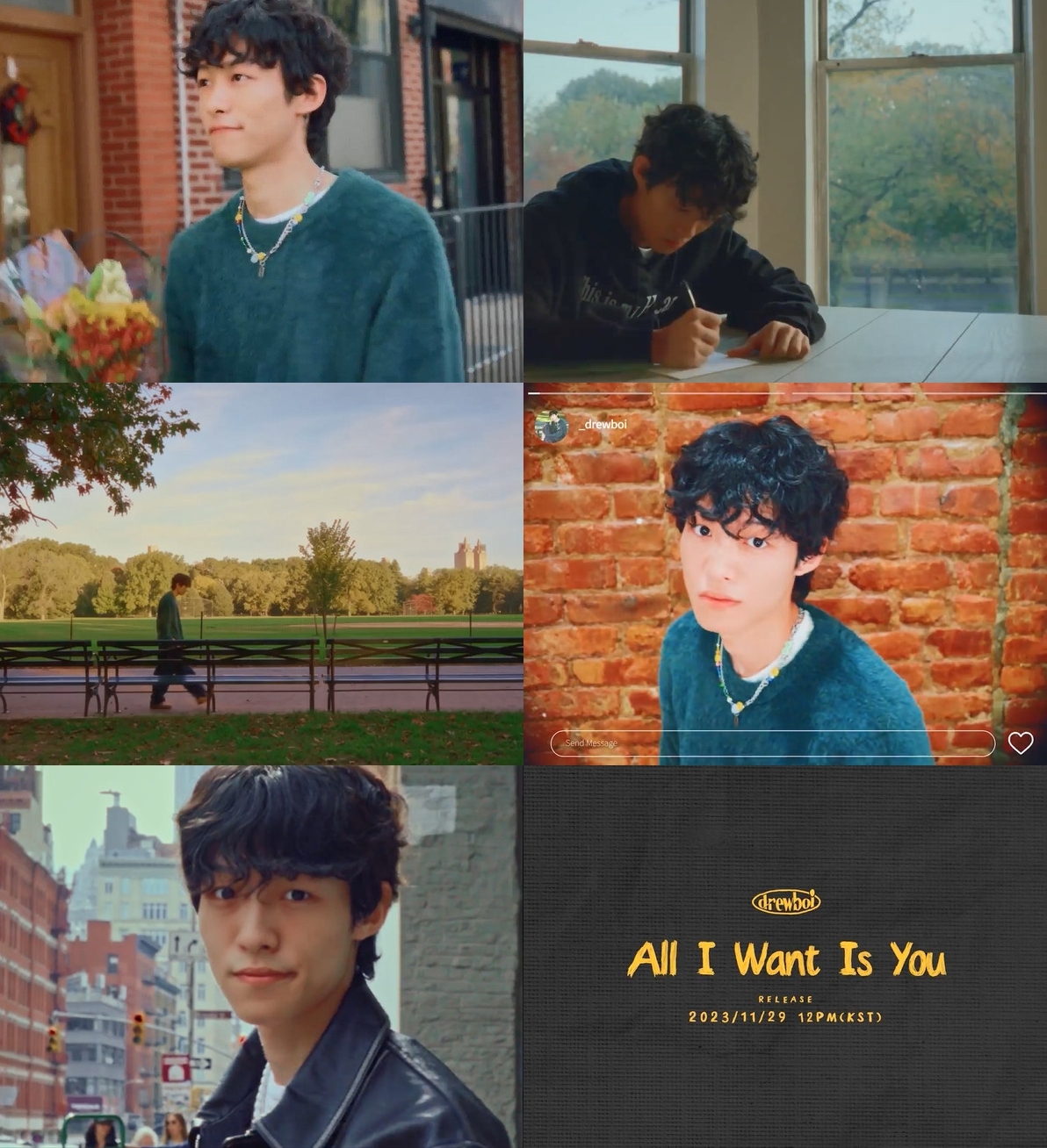 드류보이, 싱글 'All I Want Is You' 무드 티저 공개…'청량+풋풋' 매력