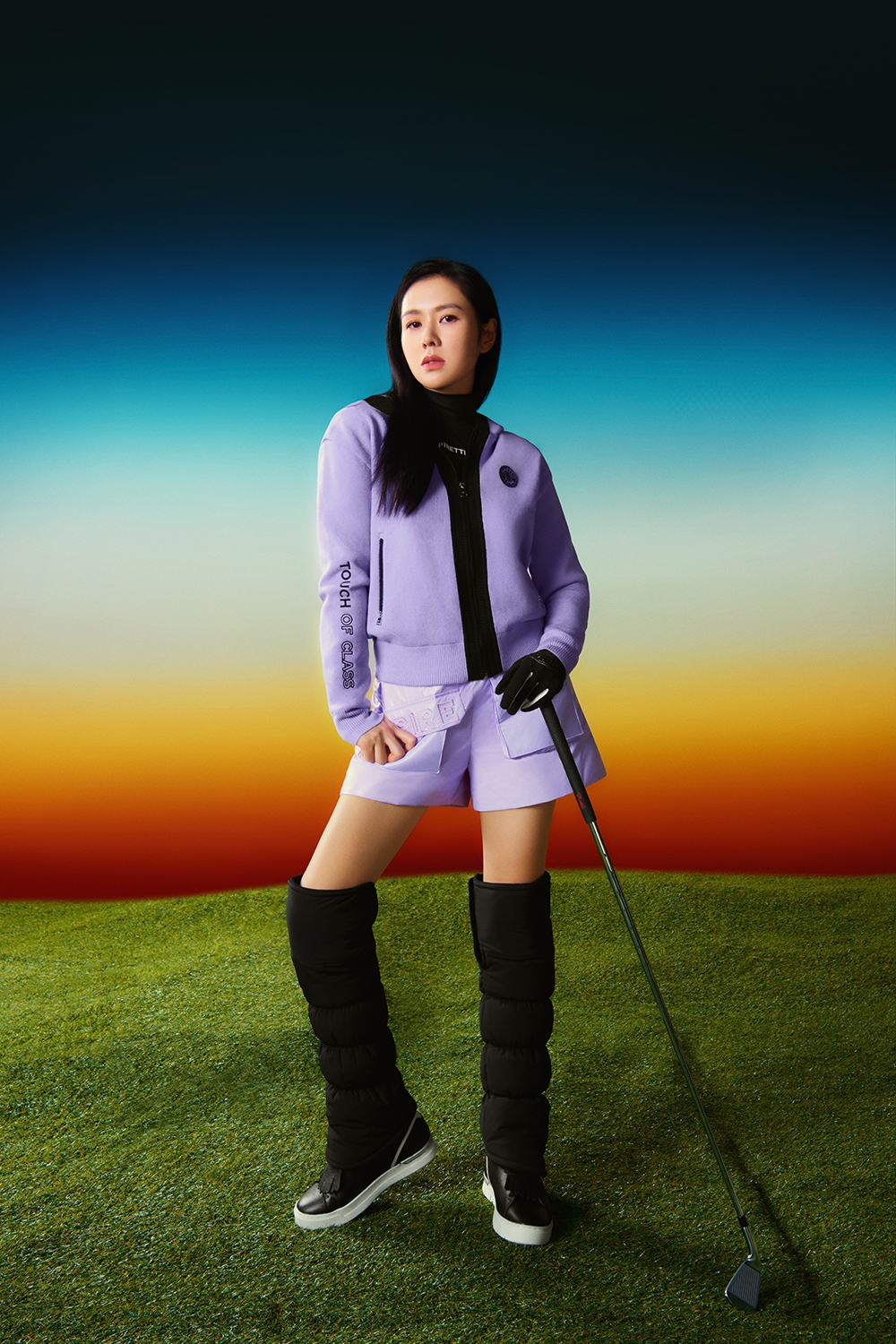 피레티, 겨울철 필드 위 감성 골프룩 선보여