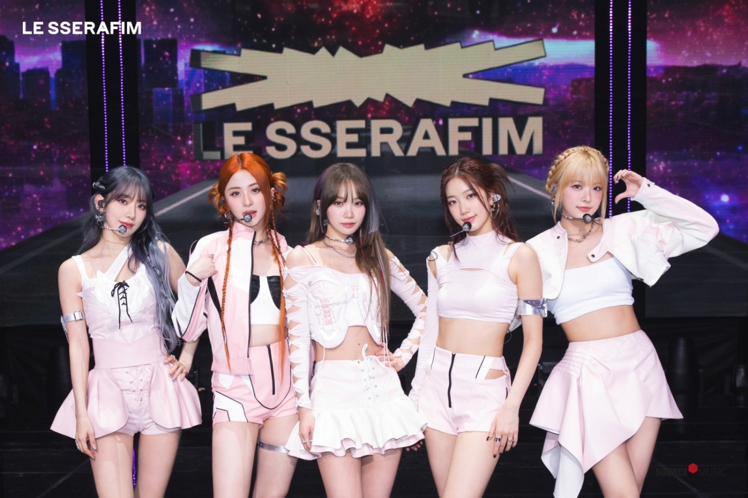 르세라핌, 데뷔 후 최초로 ‘글로벌(미국 제외)’ 톱 10 입성…‘커리어 하이’ 달성