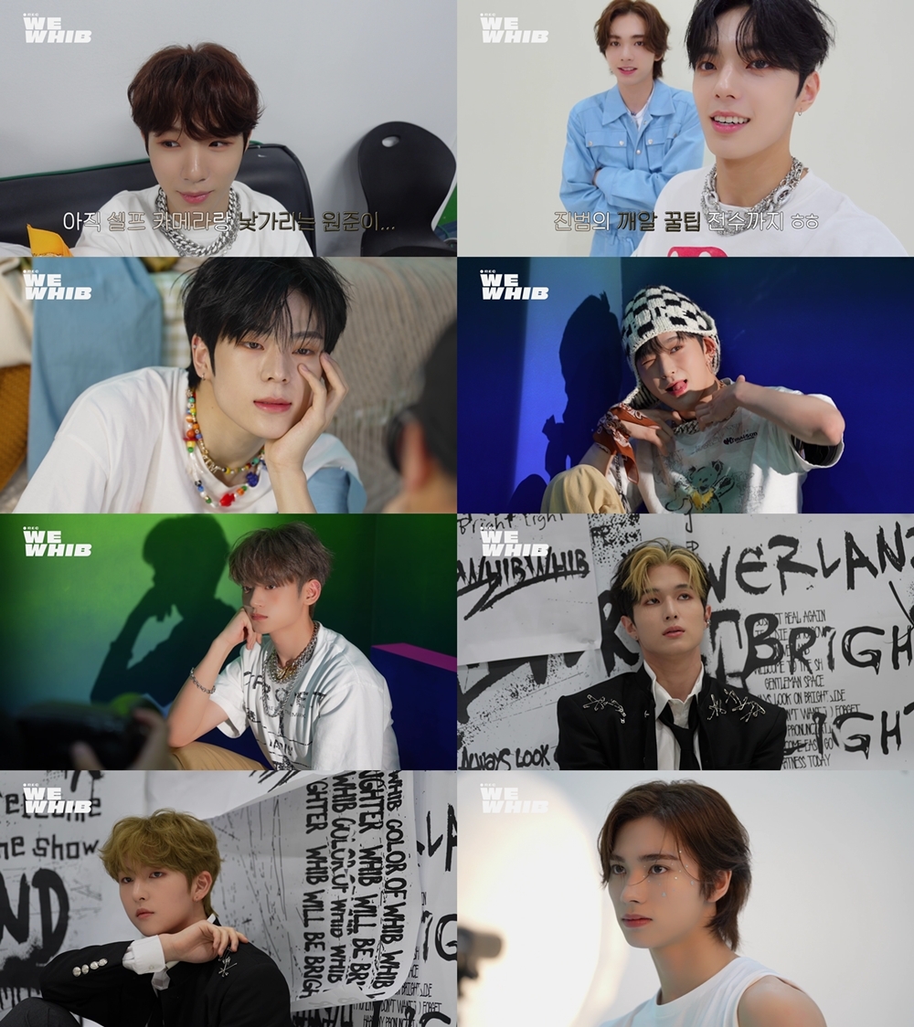 휘브, ‘Cut-Out’ 재킷 비하인드 필름 공개…카메라 뒤에서도 빛나는 비주얼