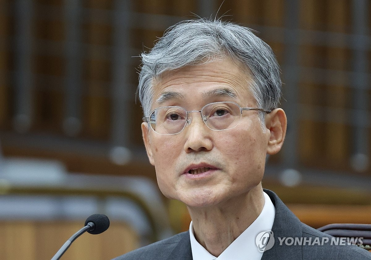 조희대 대법원장 후보자 인사청문회(서울=연합)