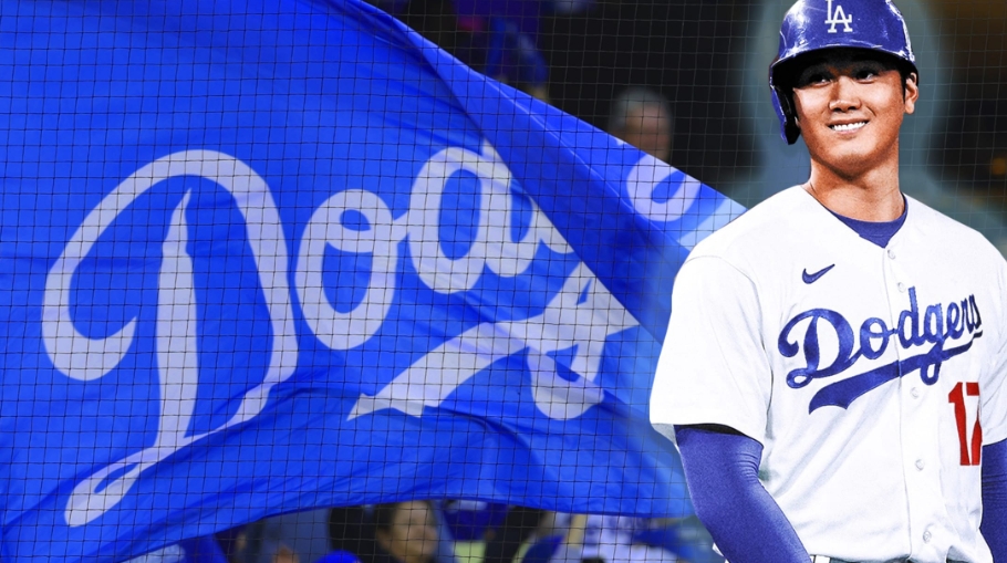 사진: 다저스 맨이 된 오타니, 출처: MLB닷컴