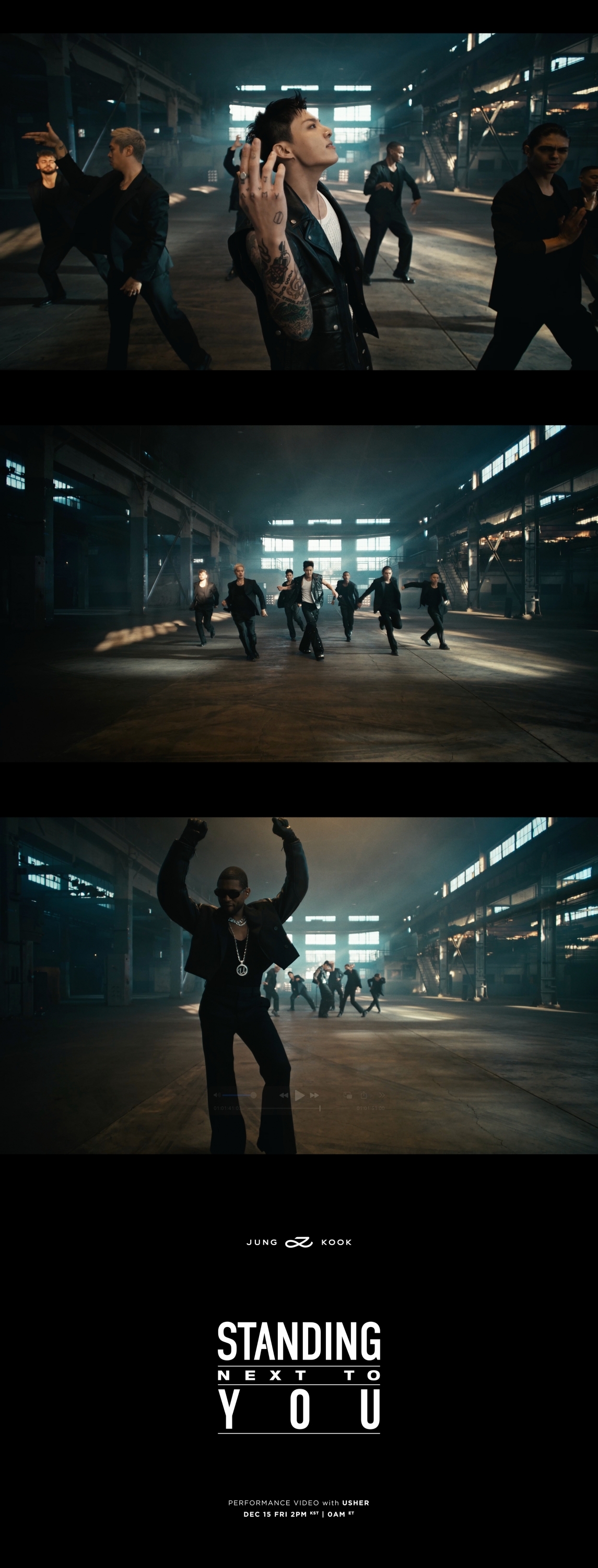 정국X어셔, ‘Standing Next to You’ 퍼포먼스 티저 공개…시대 초월한 두 팝스타의 특급 협업