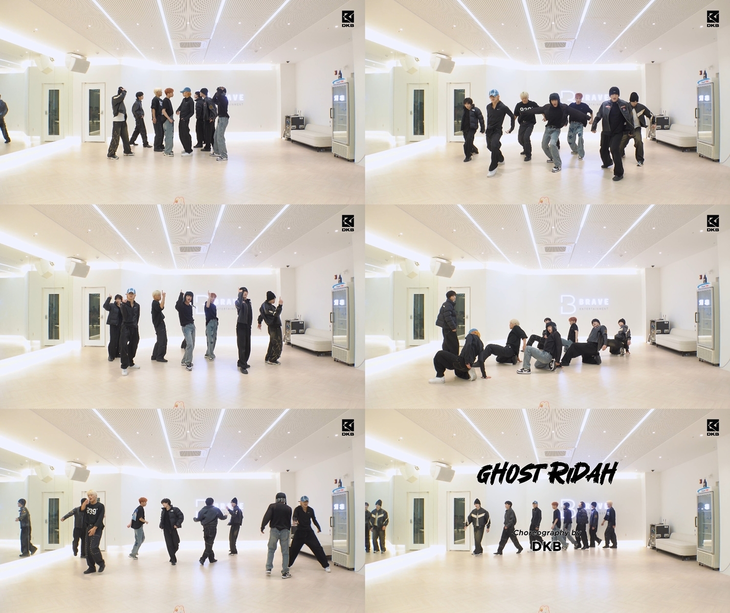 다크비, 수록곡 'Ghost Ridah' 안무 영상 공개…'자유분방+파워풀' 힙한 퍼포먼스