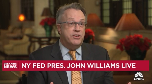 (상보) 연준 윌리엄스 "금리인하, 시기상조...현재 논의 안 해"