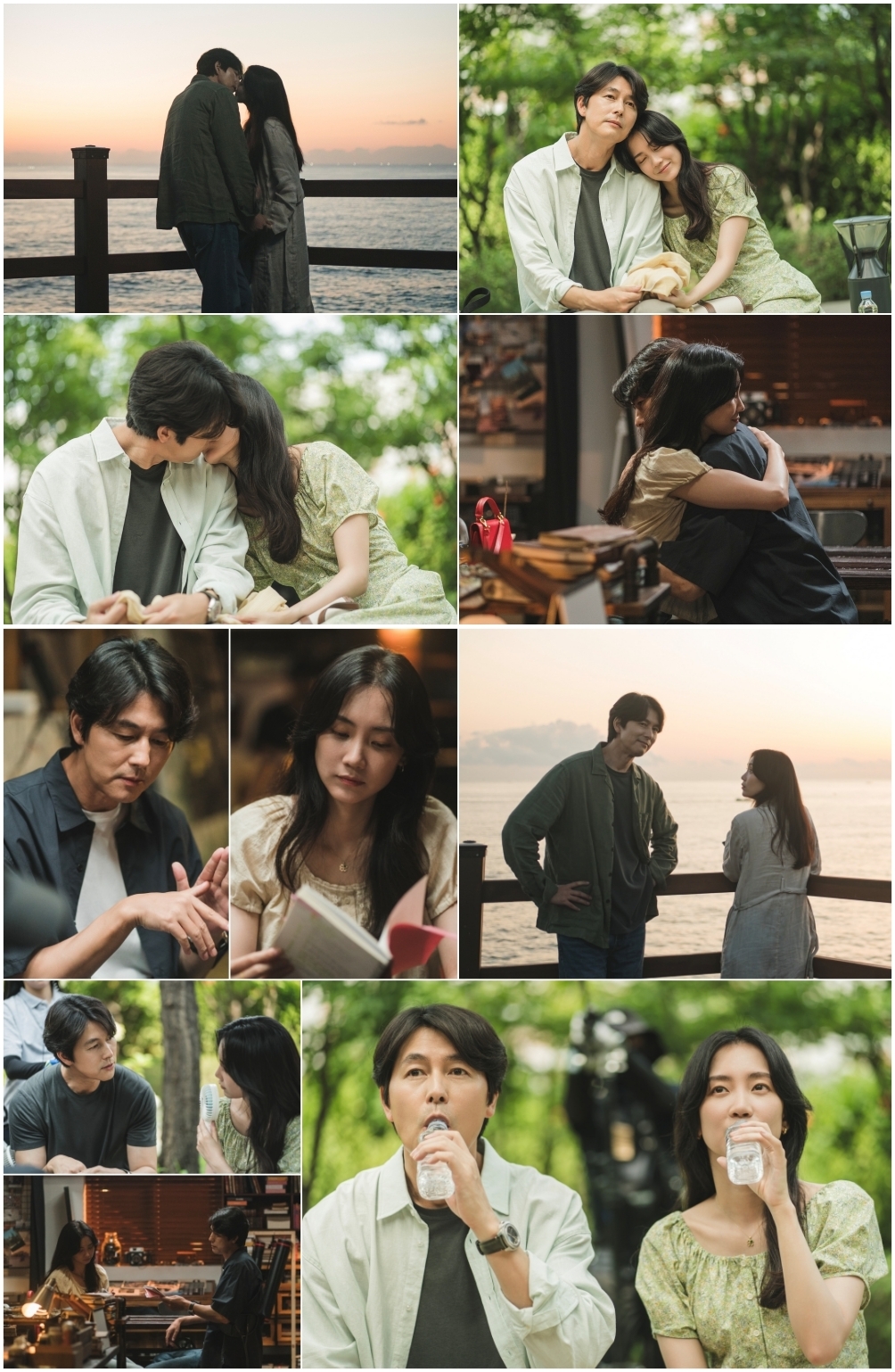 ‘사랑한다고 말해줘’ 정우성♥신현빈, 촬영 쉬는 시간에도 멜로 눈빛 공격 ‘두근두근’