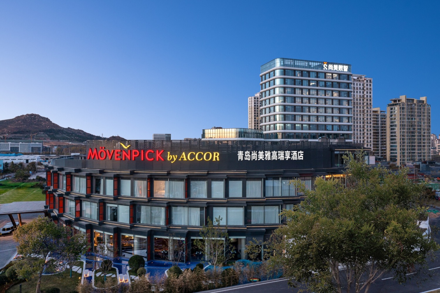 중국 상미수지그룹 본사 및 호텔 전경 / 사진=비지비