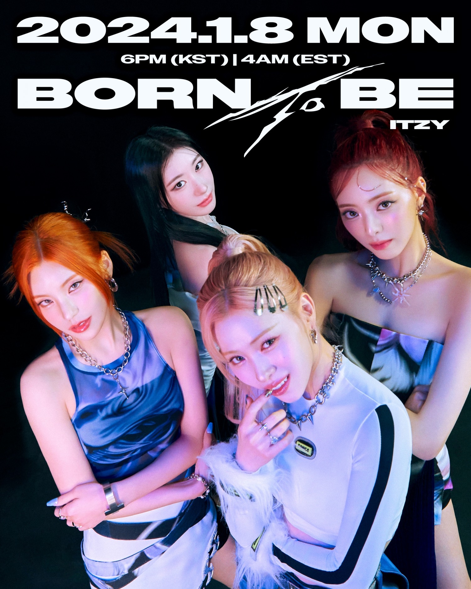 ITZY, 8일 새 미니 앨범 'BORN TO BE' 발매…2024 더 높은 글로벌 도약 위한 힘찬 날갯짓