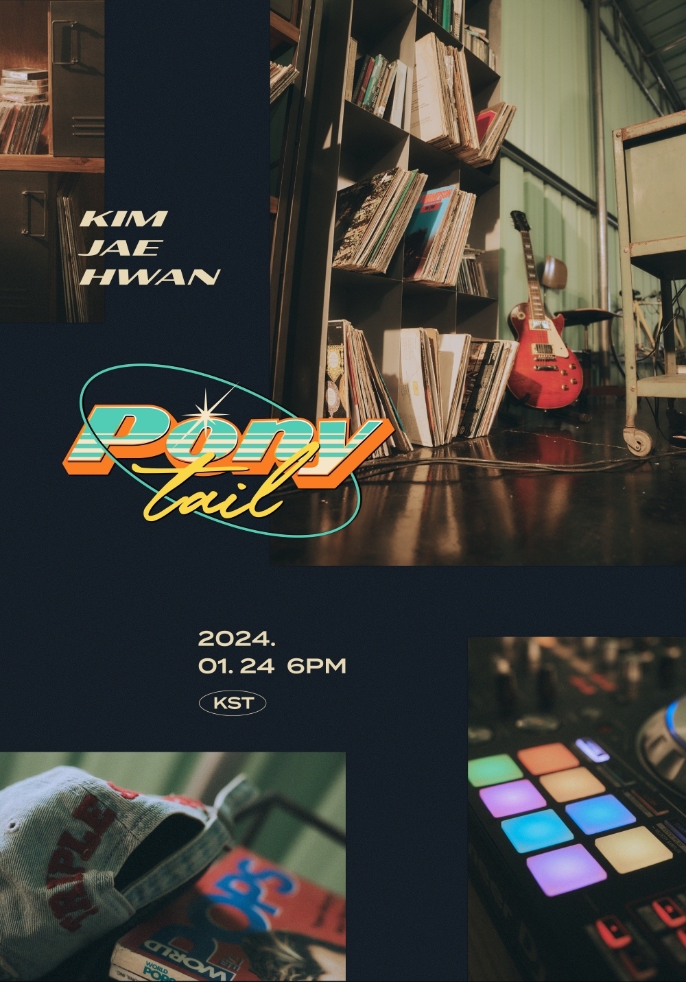 김재환, 24일 새 싱글 'Ponytail' 발매…컴백 포스터 공개