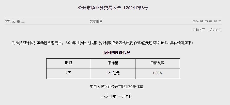 중국 인민은행 유동성 1570억위안 순회수..이번주 1970억위안 순회수