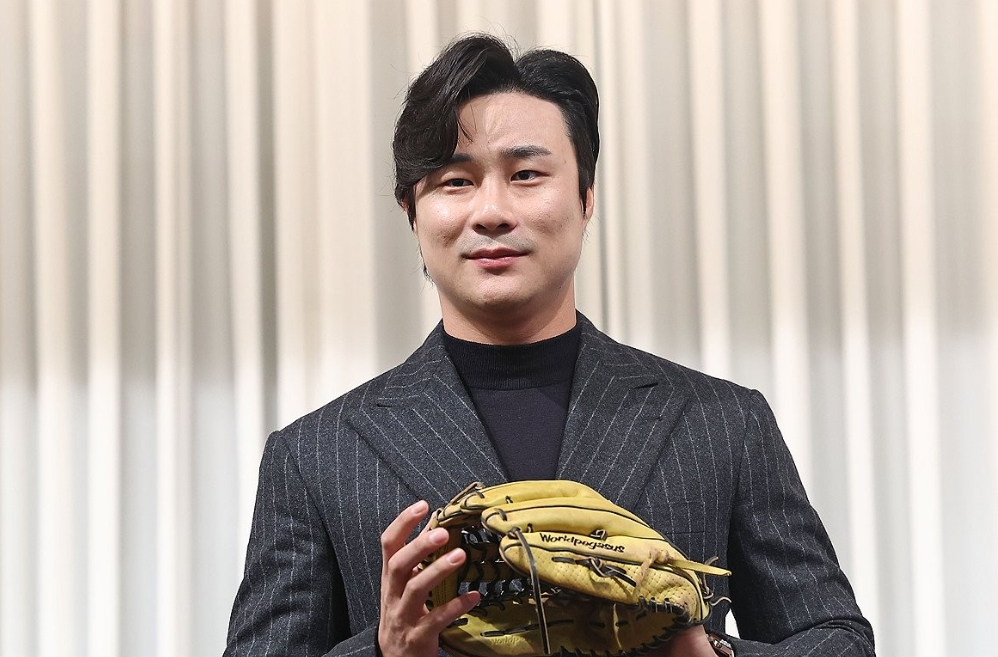 김하성 골든글러브 수상 공식 기자회견(서울=연합)
