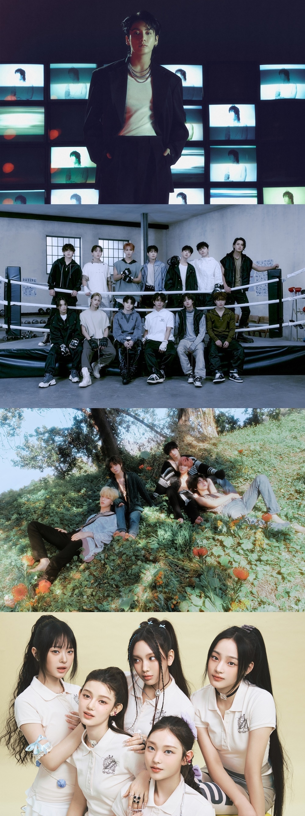 ‘정국⋅세븐틴⋅TXT⋅뉴진스’ 하이브 레이블즈 아티스트, 2023년 미국 내 CD 판매량 ‘톱 10’에 대거 포진