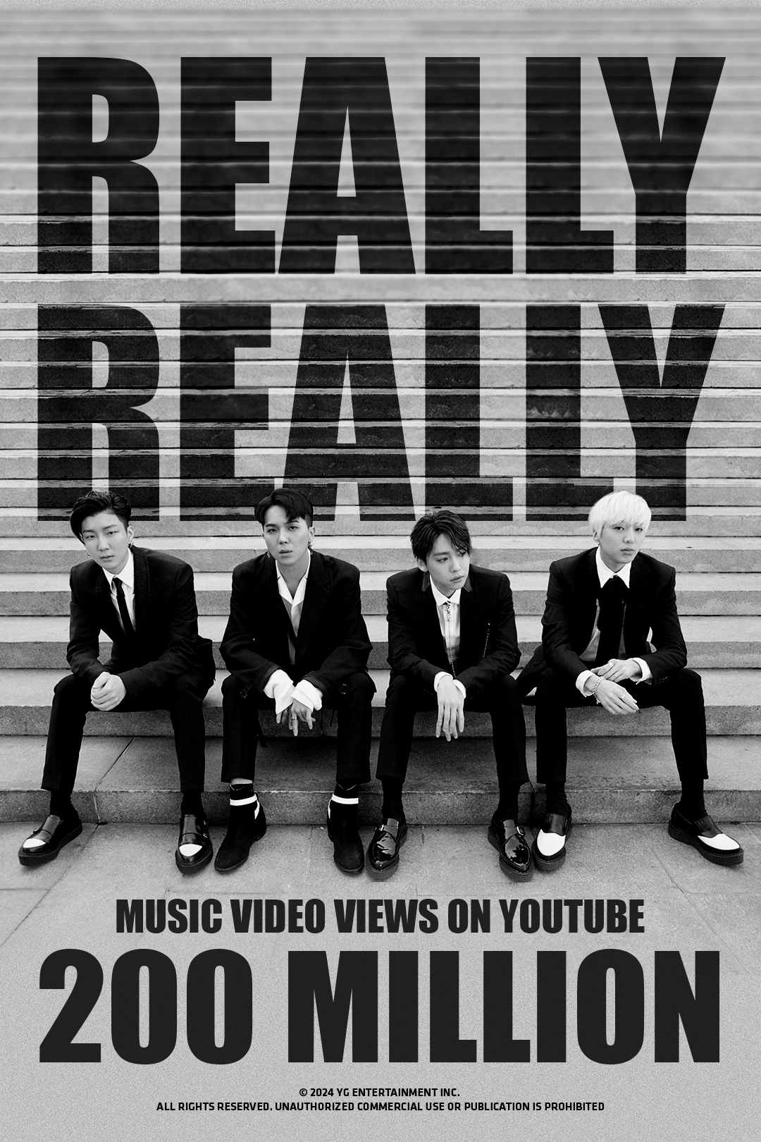 위너, 'REALLY REALLY' 뮤직비디오 2억 뷰 돌파…‘꾸준한 글로벌 인기’