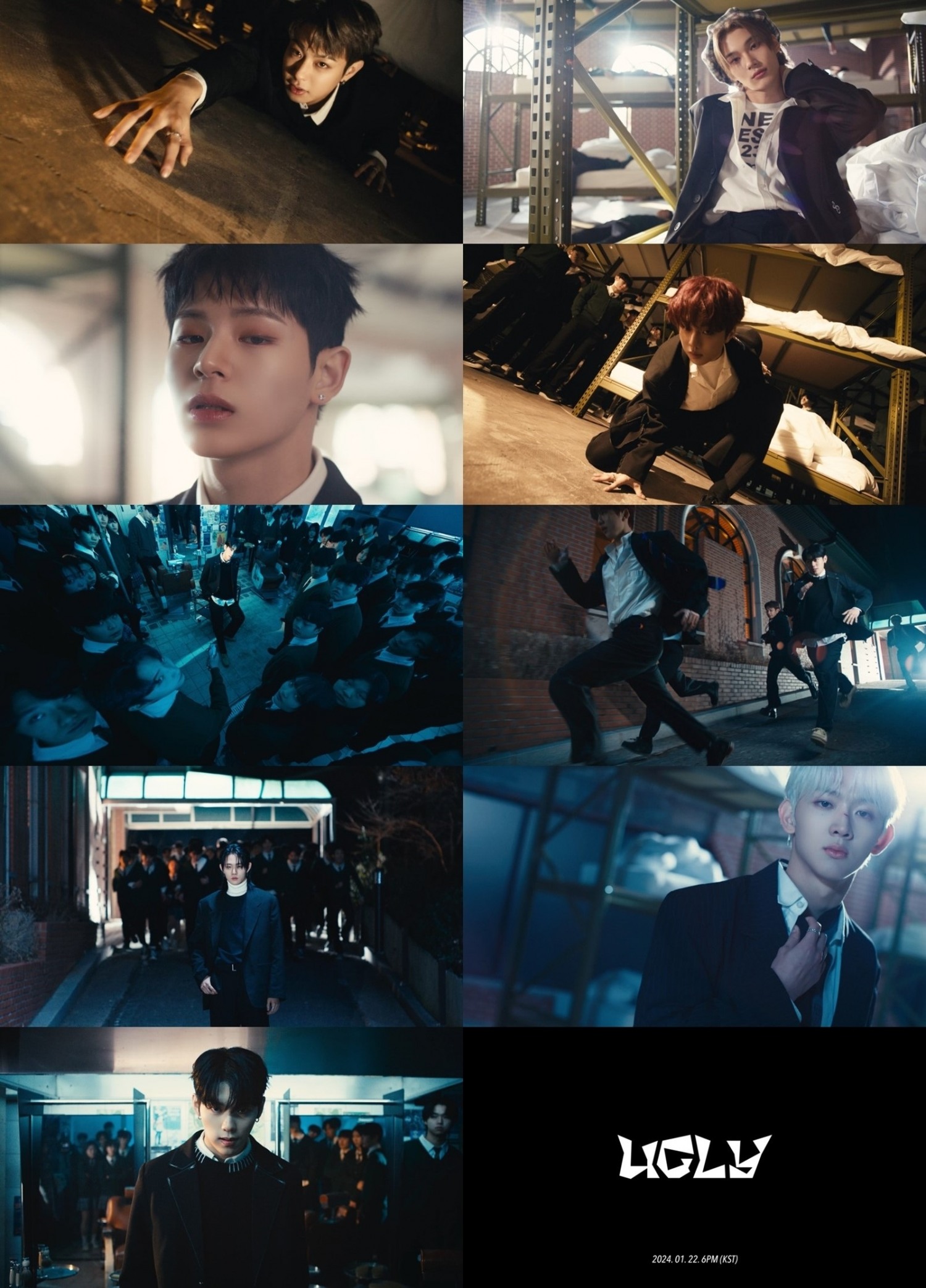 이븐(EVNNE), 컴백 타이틀곡 ’UGLY’ 뮤직비디오 티저 첫 공개…개성 넘치는 7인의 악동들로 변신