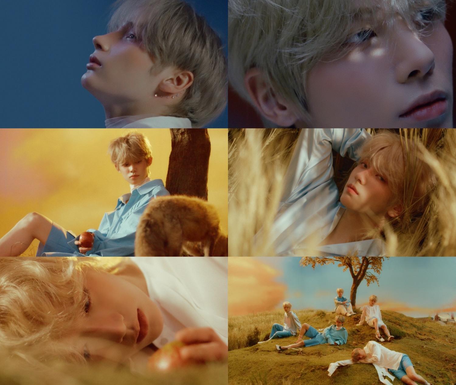 TXT, 미니 6집 첫 콘셉트 포토와 영상 공개…금발의 미소년으로 변신한 다섯 멤버
