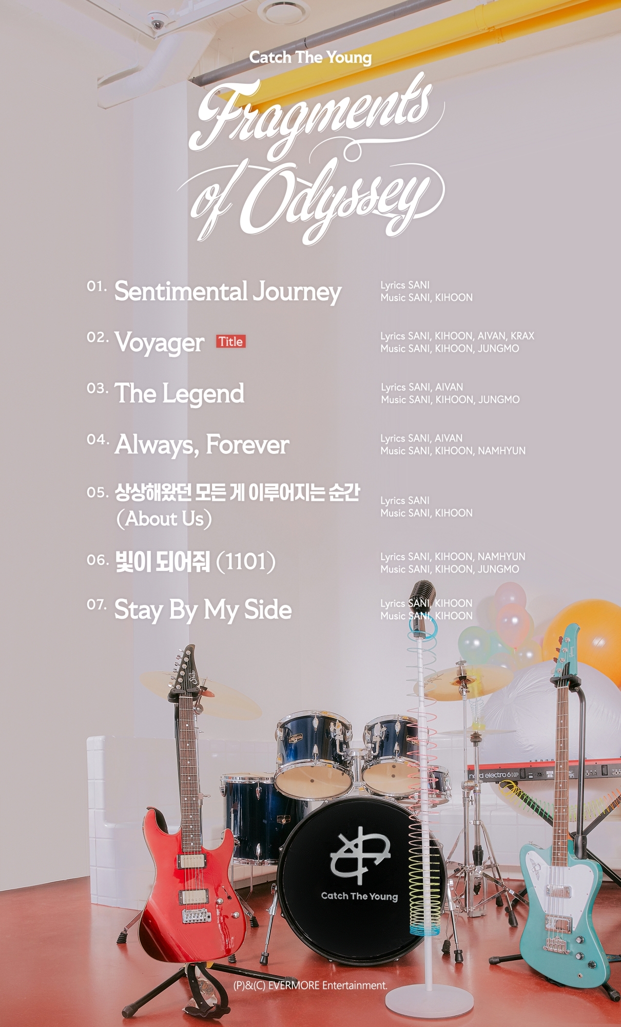 캐치더영, 미니 2집 트랙리스트 공개…타이틀곡은 'Voyager'