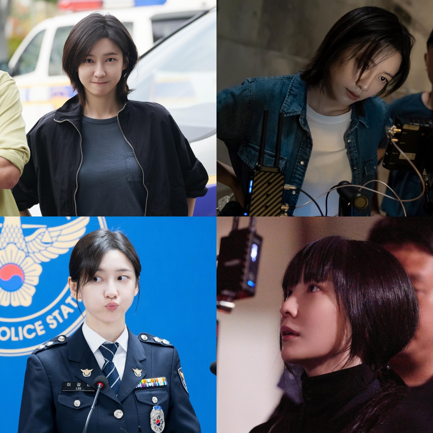 ‘재벌X형사’ 박지현, 반전 매력 가득 비하인드 포착…러블리X프로美
