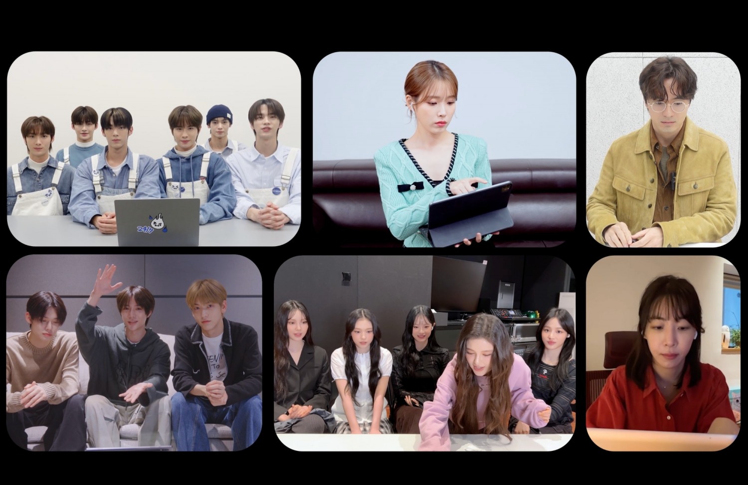 뷔, ‘FRI(END)S’ 무직비디오 리액션 영상 공개…이정재X박서준X아이유X나영석 등 황금 인맥 자랑
