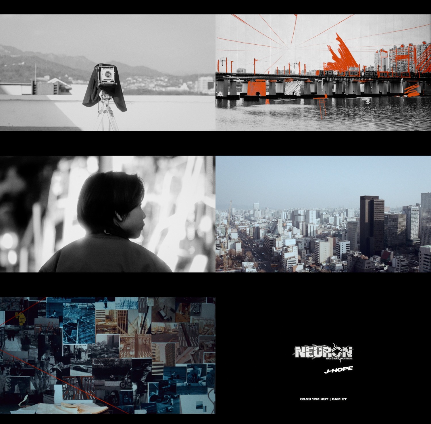 방탄소년단 제이홉, ‘NEURON (with 개코, 윤미래)’ 모션 픽처 티저 공개…‘다양한 시선으로 포착한 거리의 풍경’