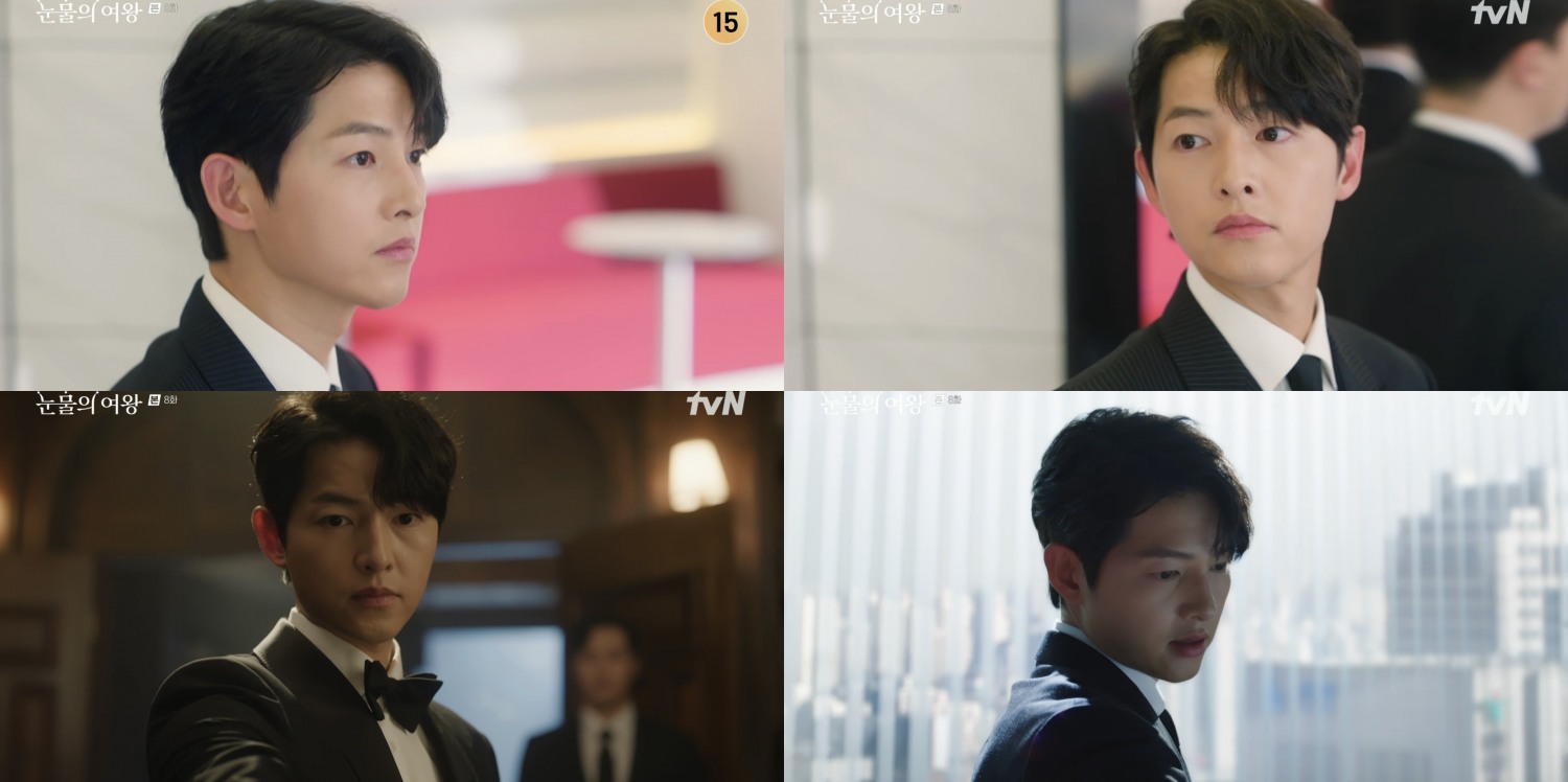 다시 빈센조 된 송중기, ‘눈물의 여왕’ 특별출연…여전한 ‘슈트핏+카리스마 눈빛’ 자랑