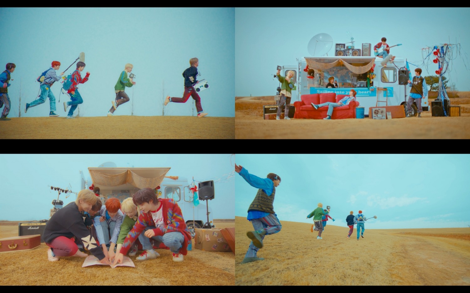 캐치더영, 미니 2집 타이틀곡 'Voyager' 뮤직비디오 티저 공개…‘청춘 영화 감성’