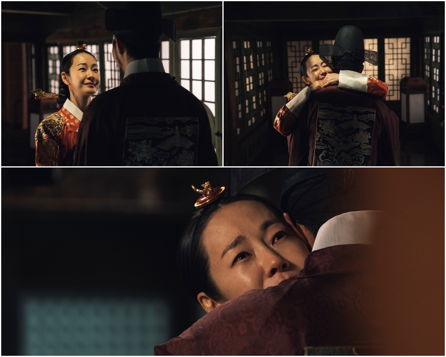 ‘세자가 사라졌다’ 명세빈, 목 끌어안은 과감한 ‘애정 행각’ 현장
