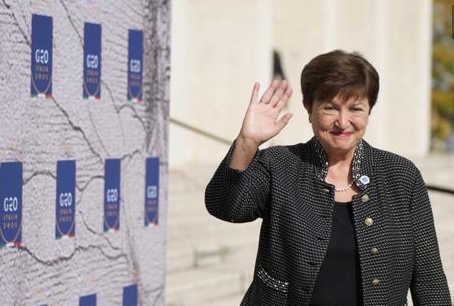 (상보) IMF 총재 “미국, 연내 인플레 낮추고 금리인하 개시”