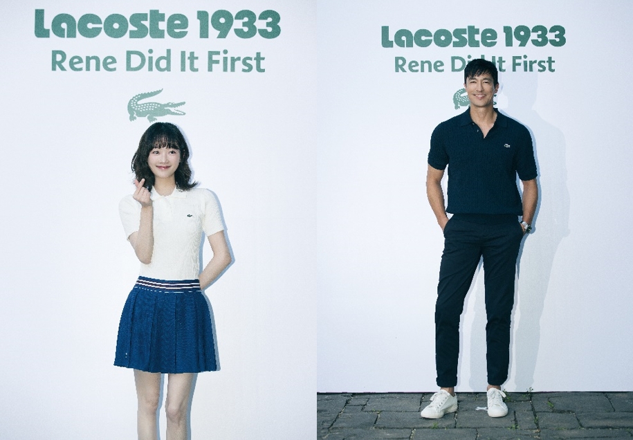 라코스테, LACOSTE1933 팝업 이벤트 진행. 브랜드 앰버서더 안효섭 등 참석. 성수동 들썩