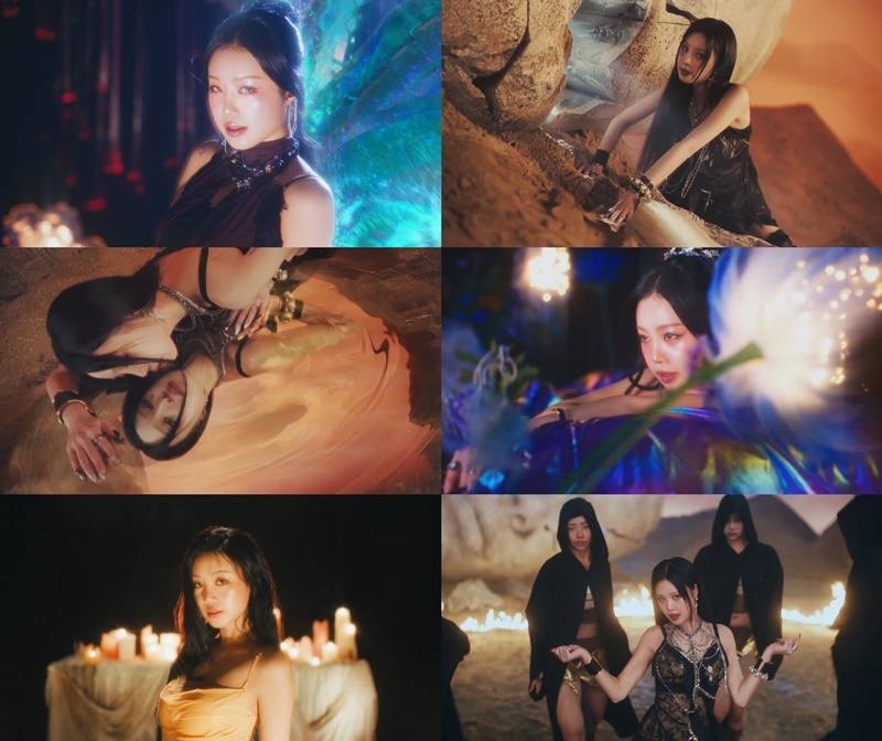 수진, 타이틀곡 ‘모나리자’ 뮤직비디오 트레일러→티저 공개…강렬한 여신 포스