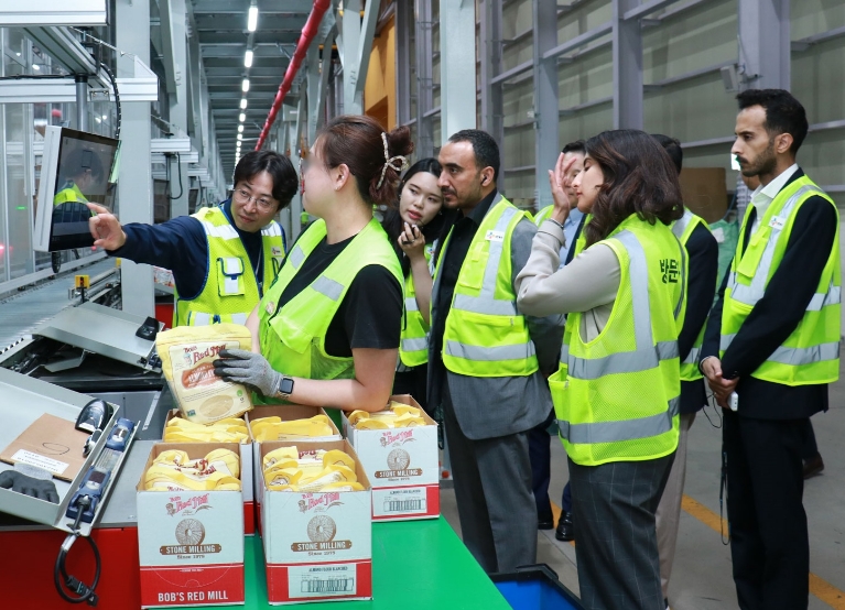 CJ대한통운 인천 GDC에 사우디 통합물류특구 운영사 대표단 방문. 협력 방안 논의