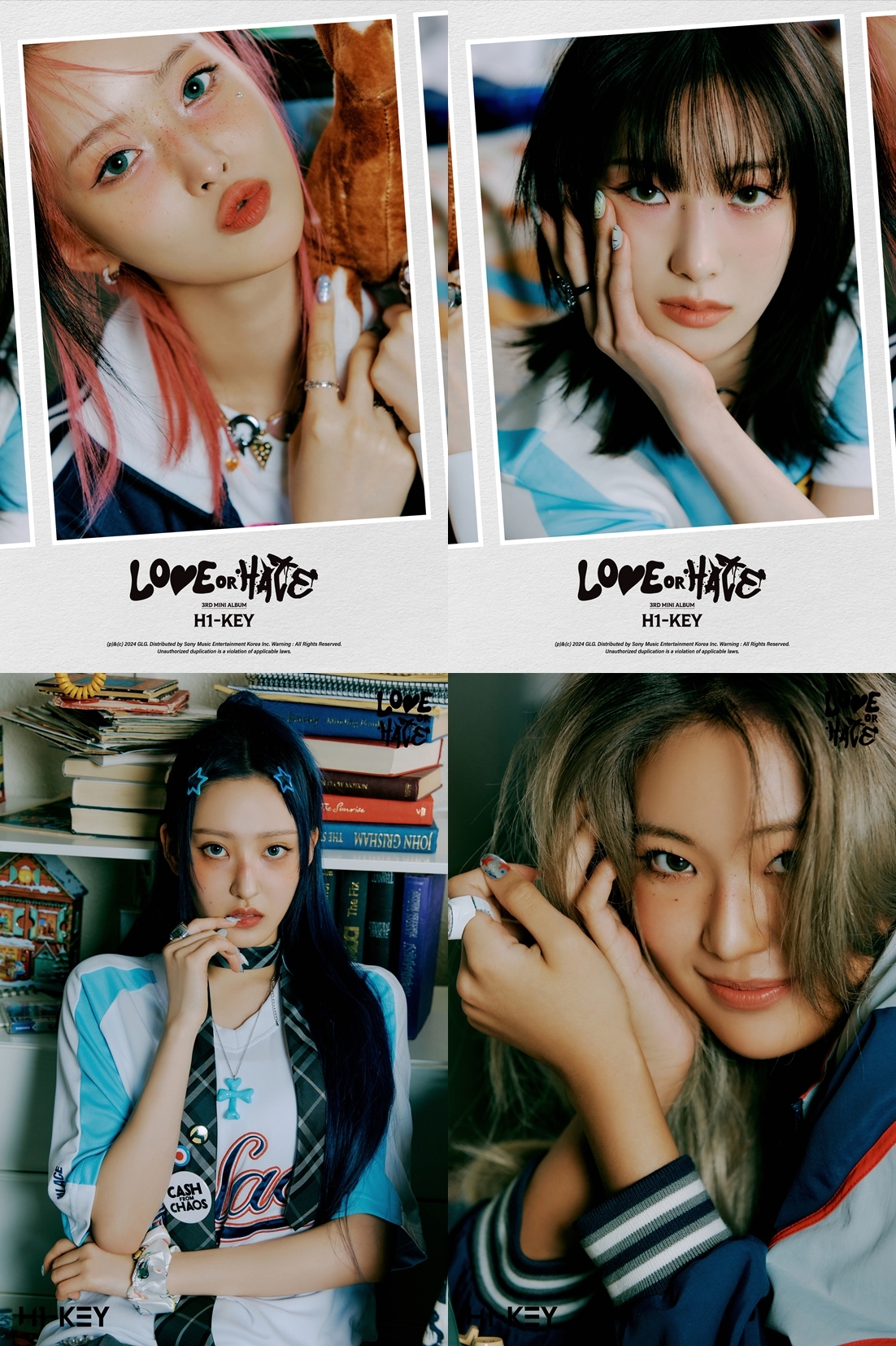 하이키, 미니 3집 개인 콘셉트 포토 'LIE' 버전 공개…스쿨룩으로 에너제틱한 분위기 발산