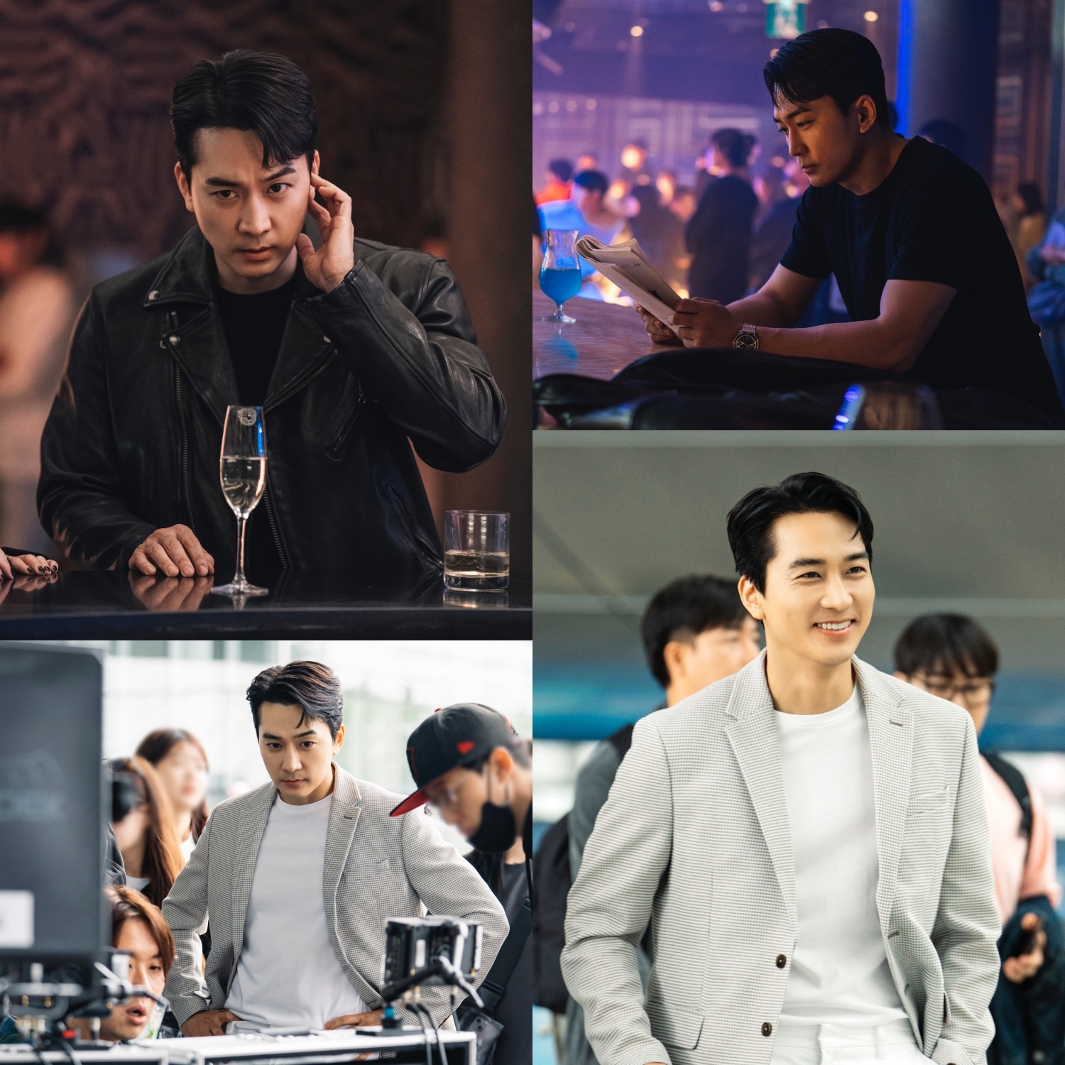 ‘플레이어2: 꾼들의 전쟁’ 송승헌, ‘진지↔스윗’ 극과 극 촬영 현장 포착