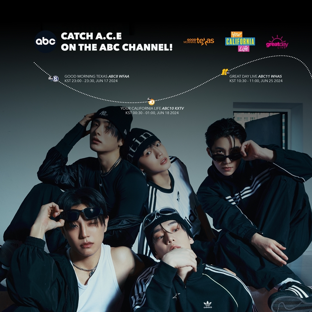 에이스, 美 ABC 3개 지역 아침 방송 출연 확정…K팝 최초 센세이셔널 행보