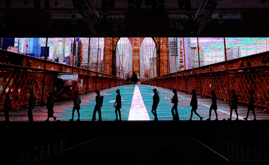 사진설명 : 17일 진행된 MLB 글로벌 수주회 25SS 패션쇼 사진제공 : F&F