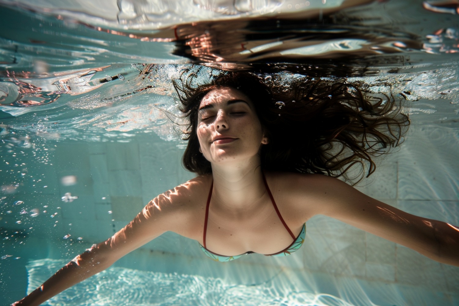 여름이 되면 수중운동의 인기가 높아진다. / 이미지 생성 : 미드저니 (by rido)